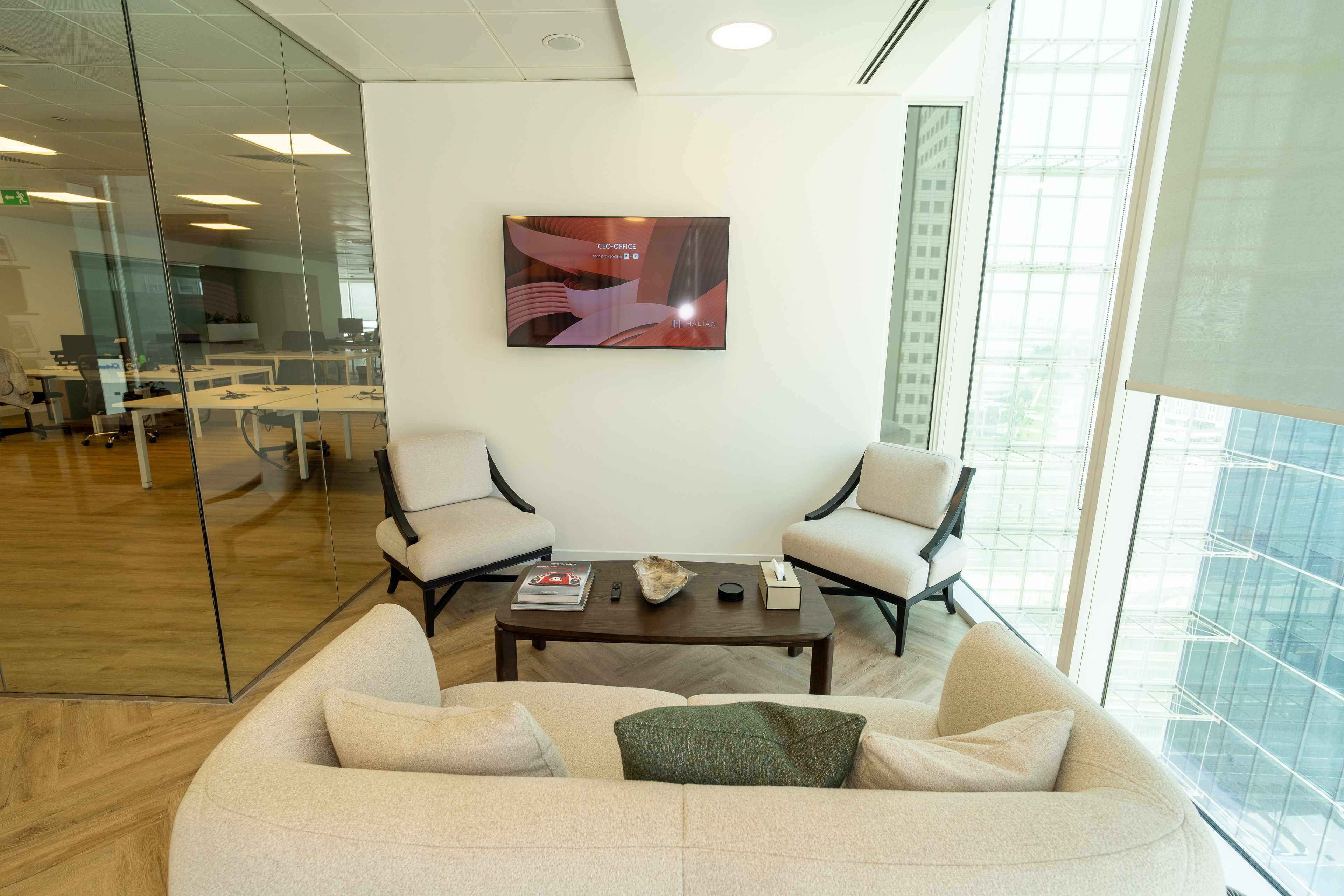 Halian Dubai Office, office fit-out in The Galleries, Jebel Ali, Dubai